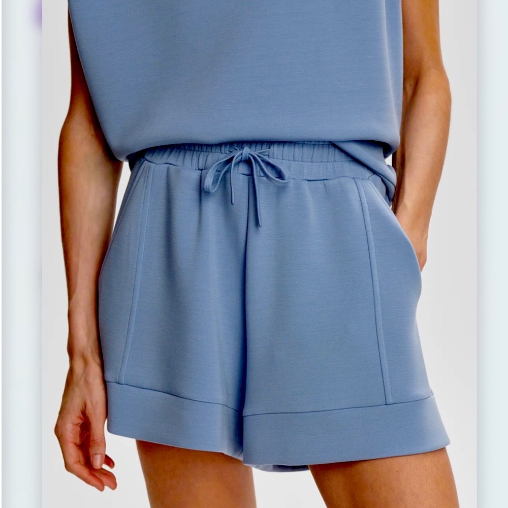 Varley Blue Athletic Shorts